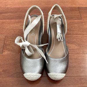 Vionic Espadrille Wedge Lace-Up Sandal